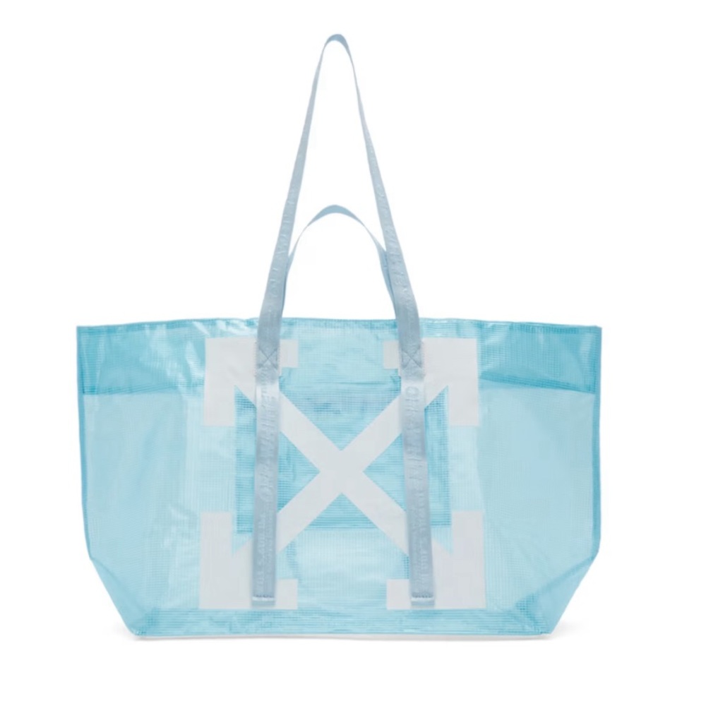 Off-White Canvas Arrows Commercial Tote